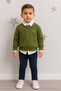 Boy's Lucy Knitwear Sweater Shirt Jeans Pants 3-Piece Set
