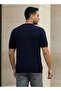Men Regular Fit Crew Neck Short Sleeve Knit Textured T-shirt - 3