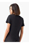 Regular Fit Cotton T-shirt with Floral Slogan Print - 3