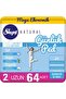 Natural 64-Pack Daily Pads Long X 2 and Rosie Room Fragrance - 2