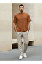 Men Relaxed Fit Crew Neck Drop Shoulder Sleeve T-shirt - 2