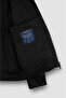 Men's Woven Cotton Nylon Zipped Sweatshirt - 5