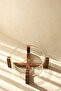 Grande Cam &Akasya Standed Serving Bowl (20 cm)