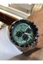 Men's Waterproof Wristwatch with Steel Stopwatch and Calendar