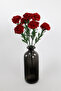 Artificial Flower 7-Piece Carnation Flower Bunch 40 cm Red - 2