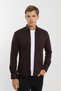 Knitted Long Sleeve Button down Men's Shirt - 3