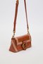 Authentic Phaeton Metal Logo and Ethnic Pattern Detailed Women's Shoulder Bag Lv930575 Camel