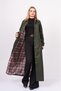 Women's Winter Khaki Stormguard Long Trench Coat Stylish Casual Comfortable 2629 - 4