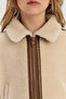 Girl Ecru Coat - 3