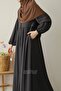 Ebrar Pleated Ferace Smoked - 7
