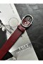 Human Round Ring Patterned Women's Silver Buckle Belt Coat Belt Dress Belt Trouser Belt - 3