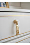 Sallantılı Matte Gold Button Wardrobe, Cabinet, Drawer Handle