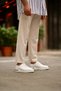 Martin white men's leather shoes - 4