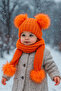 2/14 Stylish and Comfortable Unisex Baby Kids Beanie Scarf Set – Flexible Knitted Fabric - 2