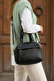 Women's 4-Compartment Adjustable Crossbody Soft Leather Shoulder and Hand Bag (25X21 cm) - 3