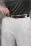 Gold Buckle Vintage Style Women's Belt Trouser Belt Dress Belt Shirt Belt Waist Belt - 4
