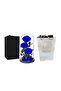 Blue ForEver Rose in One Dome (3 pcs) - 3