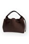 Suede Ruched Detail Puppy Bag Hand and Shoulder Bag - 3