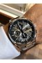 Steel Waterproof Men's Wristwatch with Stopwatch and Calendar
