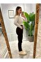 Mom Jean with Elastic Waist - 5