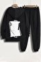 Unisex Live in The Moment Printed Tracksuit Set