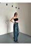 Palazzo Pants Stretch Fabric green tint - 3