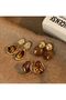 3 Pairs Vintage Elegant Earrings Set