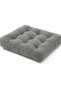 Velvet Upholstery Fabric Floor Pouf | Chair Cushion | Floor Cushion 60x60 cm