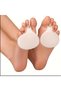 Quanzhou 2Pcs Comfortable Silicone Metatarsal Pads - Shock Absorbing, Breathable&Durable Foot Care Beige - 5