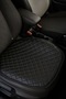 Universal Quilted Leather Car Seat Protector Cushion or Cover with Pocket, Non-Slip - 3
