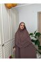 Medina silk dress 3-layer oval souffle hajj umrah khimar