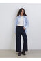 Lcw Jeans Indigo Wideleg Women's Jean Pants