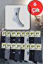 Men's Socks (6 Pieces) Yazık Long Perfumed Socks Set of 6