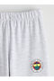 Crew Neck Fenerbahçe Printed Boys' Pajama Set - 6