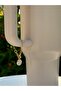 White Thermos Compatible Accessory with Letter H/Letter H Thermos Charm/Letter Thermos Ornament - 3