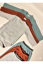 3-Piece Cotton Long Sleeve Baby Bodysuit Pants Set - 3