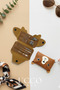 Cute Teddy Bear Manicure Set 7 Piece Nail Care Kit. Mini Kit with Keychain - Travel Manicure Set - 6