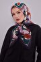 وشاح أورا مموج باللون الأرجواني