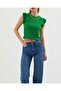    0430 Knitted Blouse - Green - 2