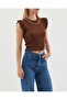    0430 Knitted Blouse - Brown - 3