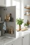 Set of 2 Black Cabinet Door Adhesive Shelf – Kitchen & Bathroom Organizer Metal Organizer - 4