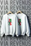 2026 Merry Christmas New Year Printed Crew Neck 3 Thread Ş Fleece-Lined Lover Combination Sweatshirt