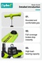 Kids Scooter, 3 Wheel Skate Scooter, Foldable Kids Kick Scooter, Runner Scooter with Adjustable Heig - 7