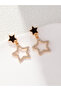 Star Drop Rhinestone Earrings - 2