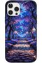 Phone Case Compatible with iPhone 16 Pro/16 Pro Max – Dual-Layer Hybrid, Purple Night