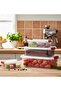Fresh Click Storage Container Set of 4 Transparent 0.80, 1.50, 3 and 6 Lt - 3