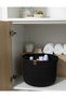 Multi-Purpose Organizer Wicker Basket, Cobalt Warm Colors, Organizer, Small Size, 24X20 - 2