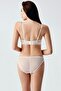 Women's Unpadded Lace Embroidery Ecru Bra Set - Stylish and Comfortable Form C1T6N1443 - 4