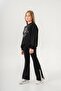 Whatever Is Good for Your Soul, Do That Printed Girls' Bottom Top Tracksuit Set - 3