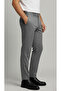 Men's Dark Gray Color Quality Fabric Trousers with Ties - 5